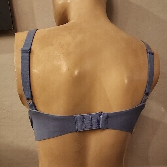 Wacoal Bra 38C Blue Wireless Lightly Lined 856339 - Picture 2 of 3